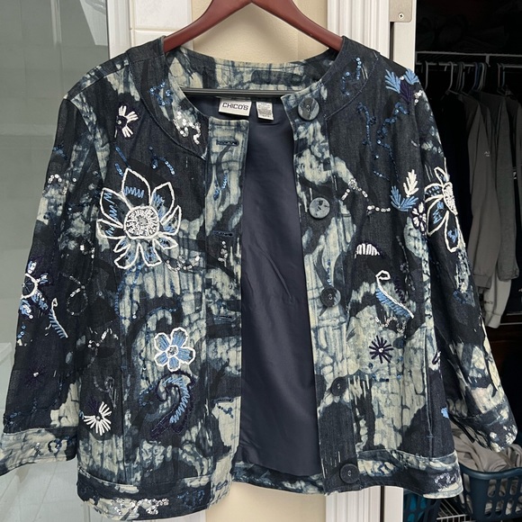 Chicos size 2 Jean jacket - Picture 1 of 1